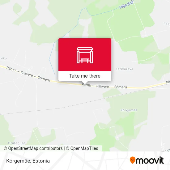 Карта Kõrgemäe