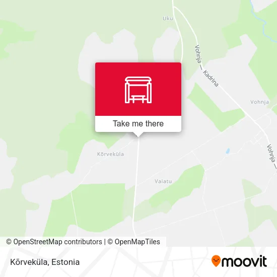 Карта Kõrveküla