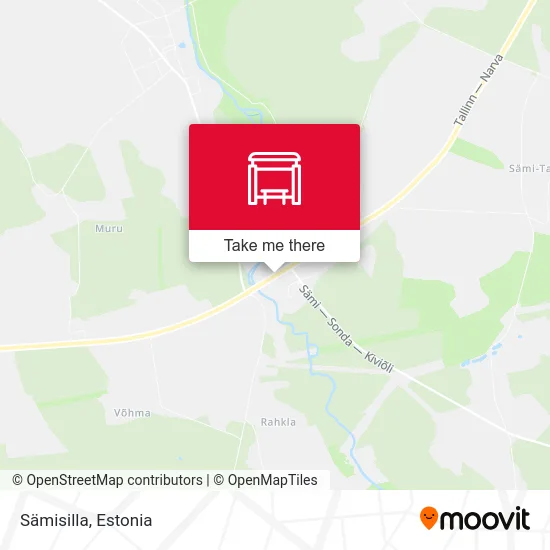 Карта Sämisilla