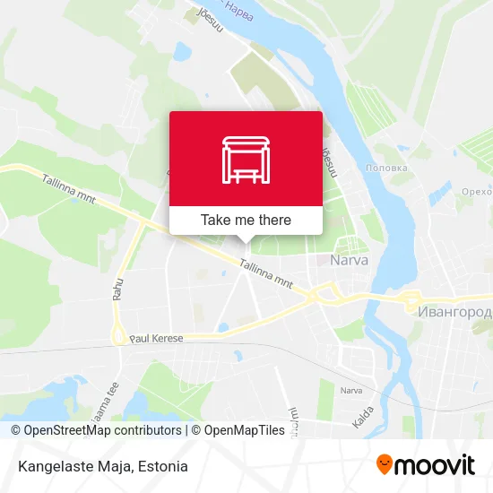 Карта Kangelaste Maja
