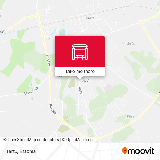 Карта Tartu