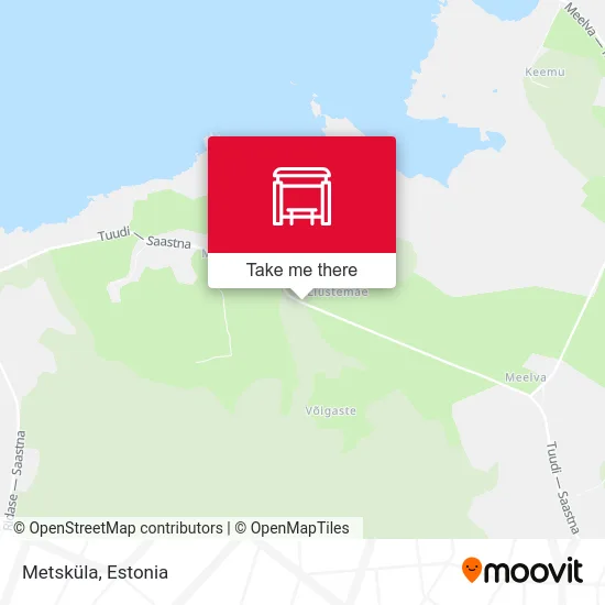 Карта Metsküla