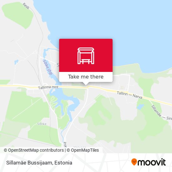 Sillamäe Bussijaam map