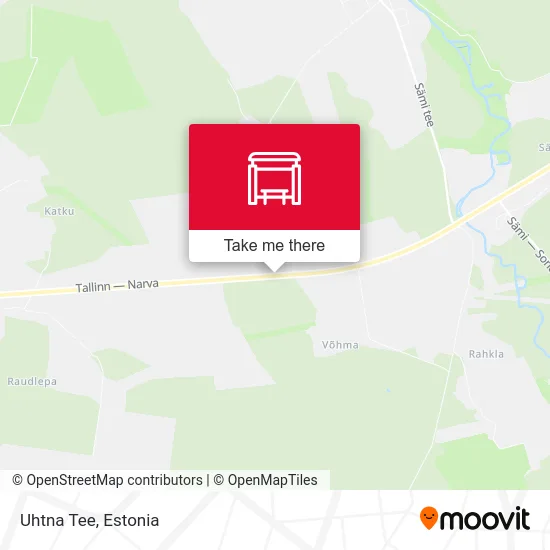 Карта Uhtna Tee