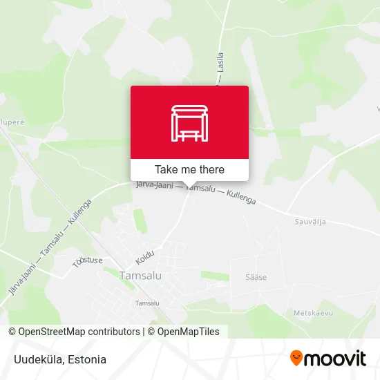 Карта Uudeküla