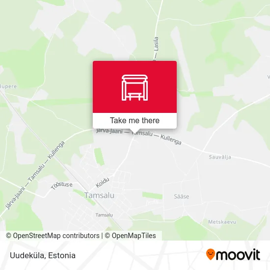 Карта Uudeküla