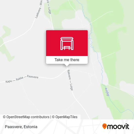 Карта Paasvere
