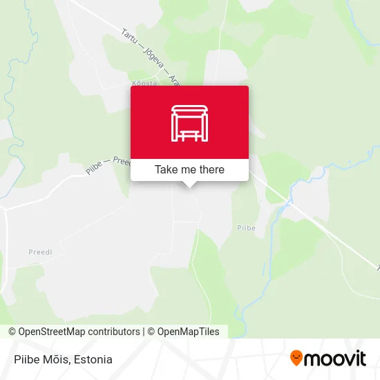Карта Piibe Mõis