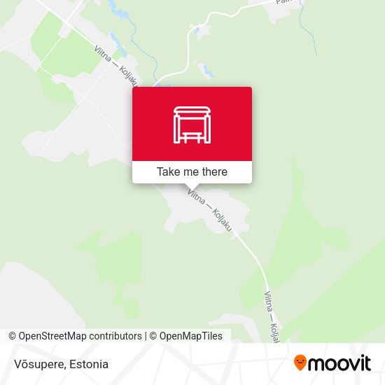 Карта Võsupere