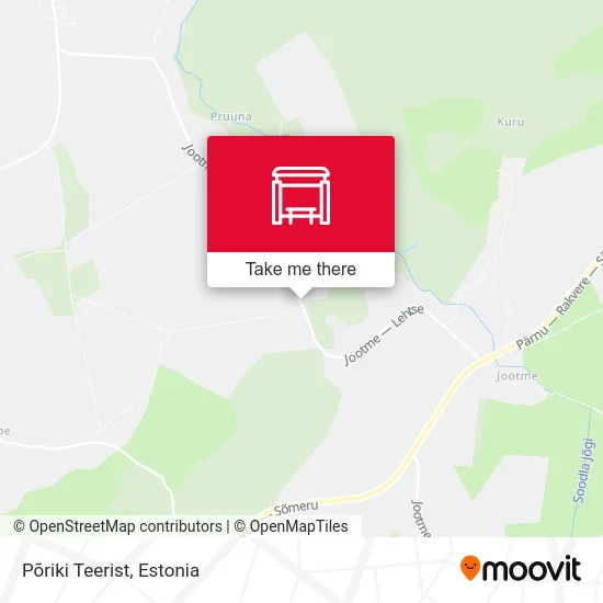 Карта Põriki Teerist