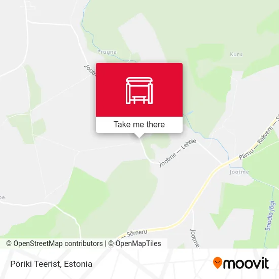 Карта Põriki Teerist