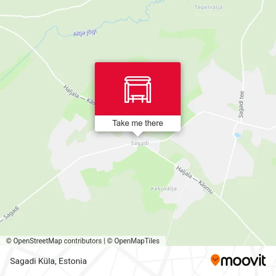 Карта Sagadi Küla