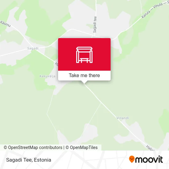 Карта Sagadi Tee