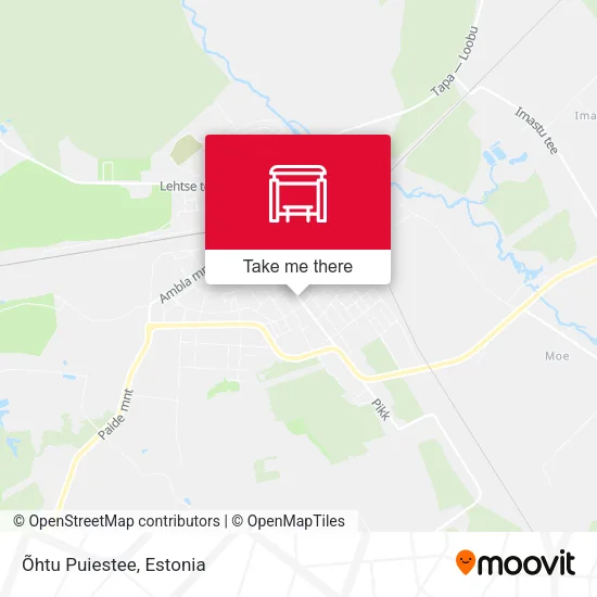 Карта Õhtu Puiestee