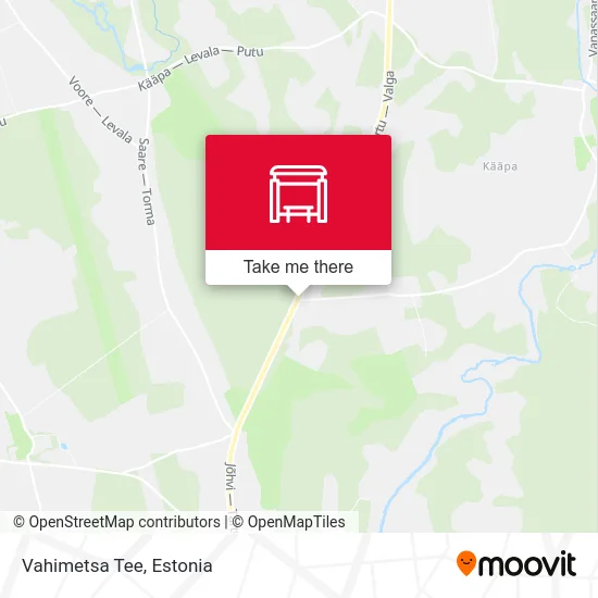 Карта Vahimetsa Tee