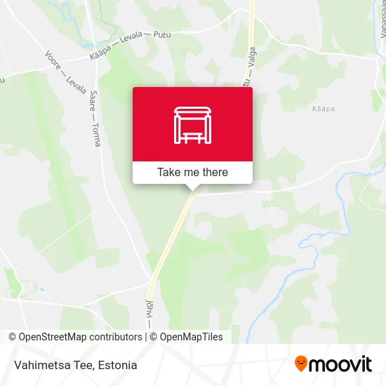 Карта Vahimetsa Tee