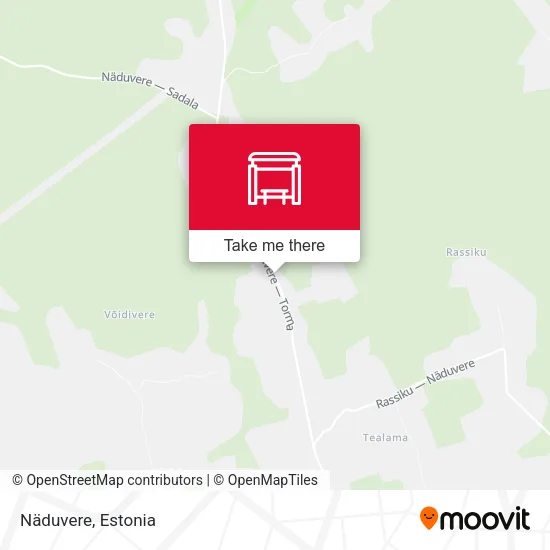 Карта Näduvere