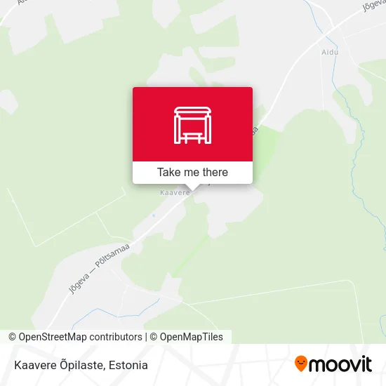 Карта Kaavere Õpilaste