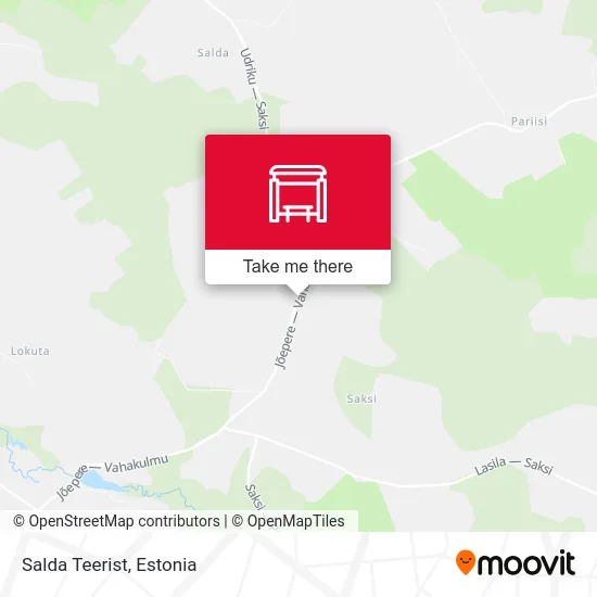 Карта Salda Teerist