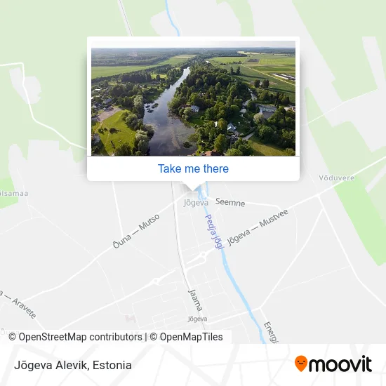 Карта Jõgeva Alevik