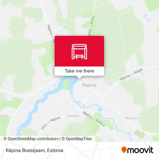 Räpina Bussijaam map