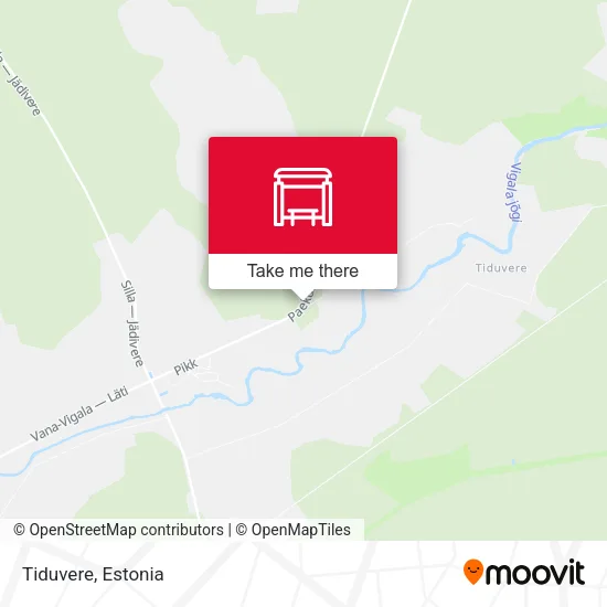 Карта Tiduvere