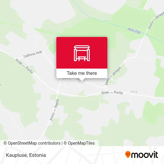 Карта Kaupluse