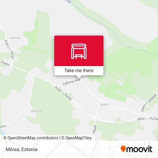 Карта Mõisa