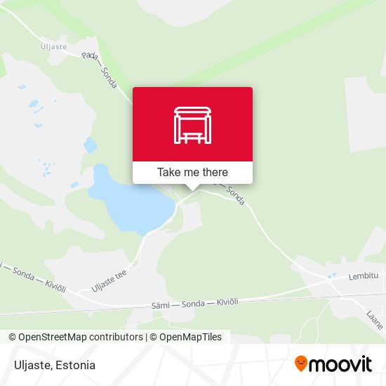 Карта Uljaste