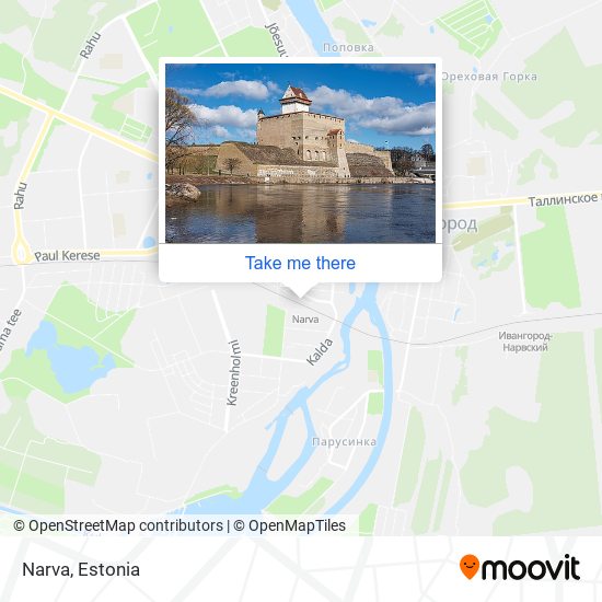 Narva map