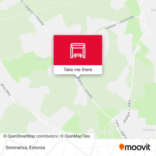 Карта Sinimetsa