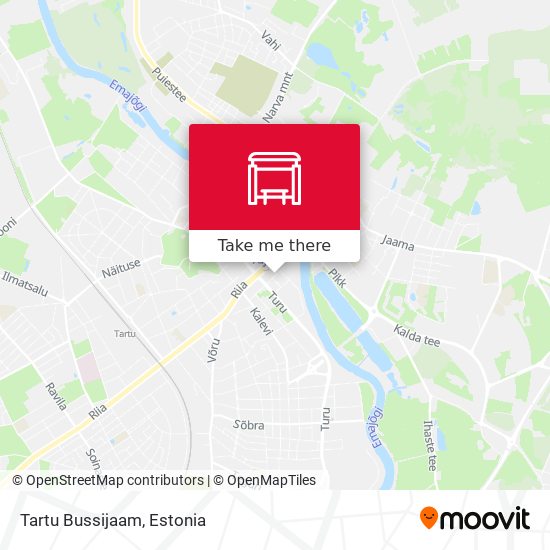 Карта Tartu Bussijaam