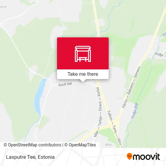 Карта Lasputre Tee