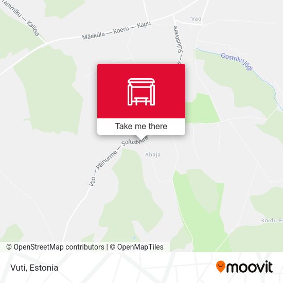 Карта Vuti