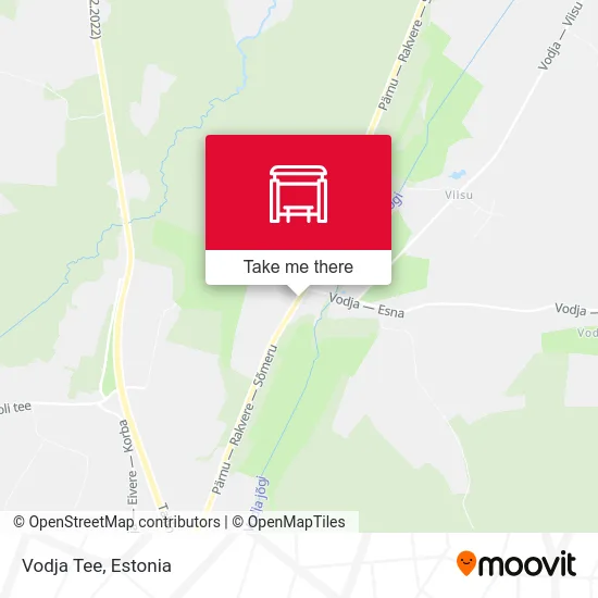 Карта Vodja Tee