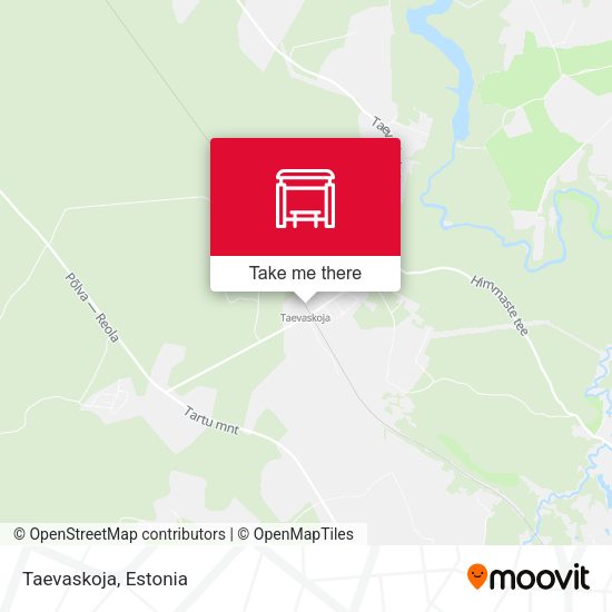Карта Taevaskoja