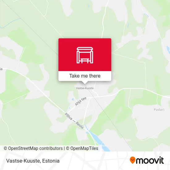 Карта Vastse-Kuuste