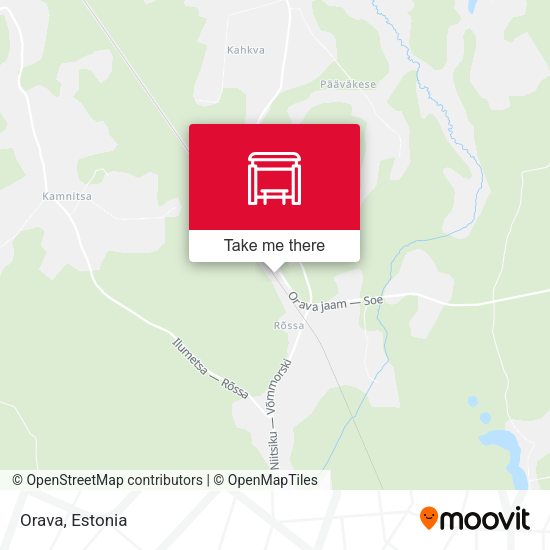 Карта Orava