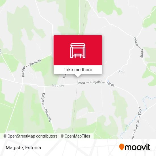Карта Mägiste