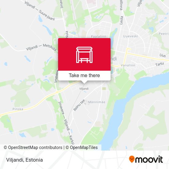 Карта Viljandi