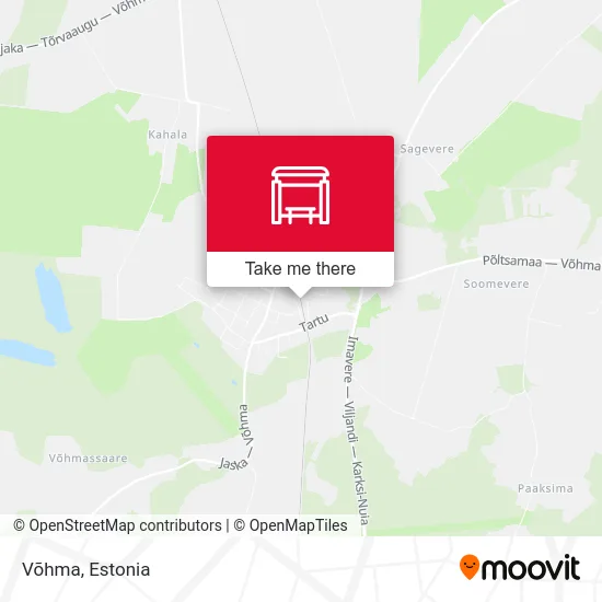 Карта Võhma