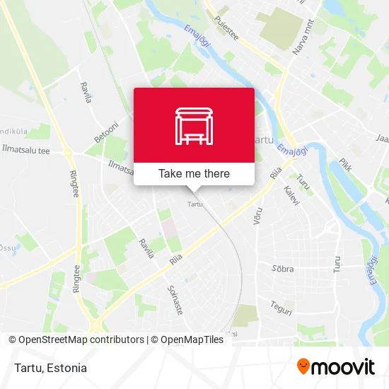 Карта Tartu
