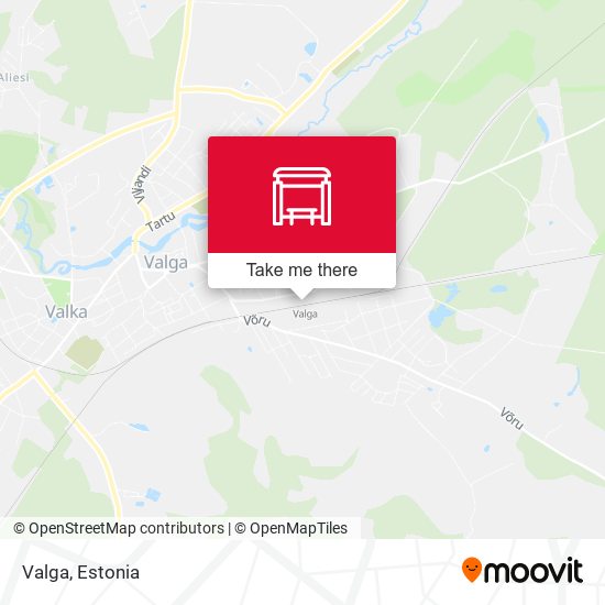 Карта Valga