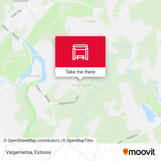 Карта Valgemetsa