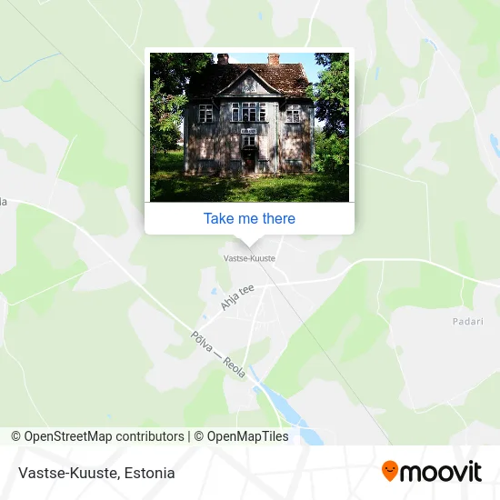 Карта Vastse-Kuuste