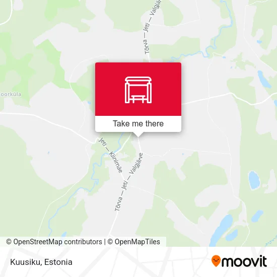Карта Kuusiku