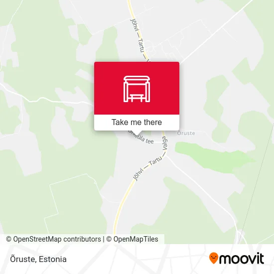 Карта Õruste