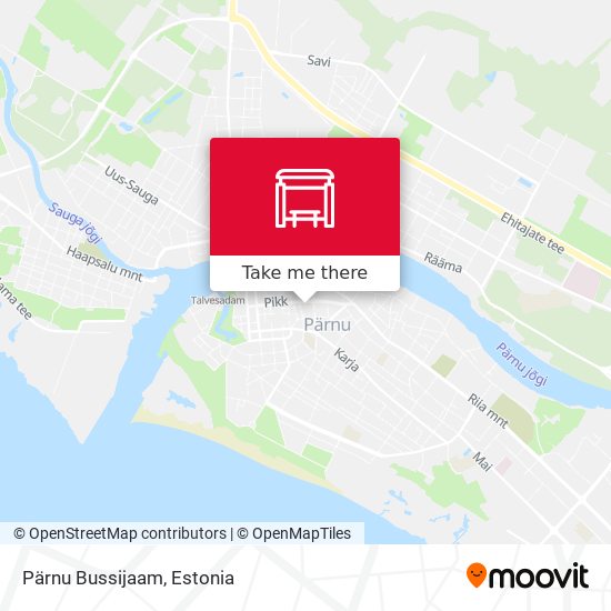Pärnu Bussijaam map