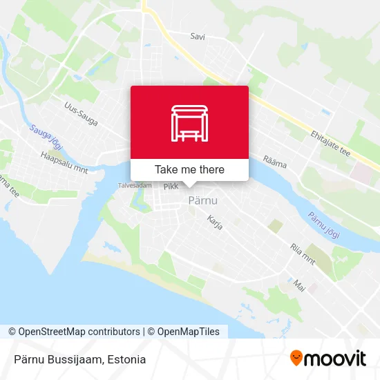 Карта Pärnu Bussijaam