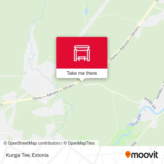 Карта Kurgja Tee